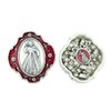 Divine Mercy Rosary with Red Enamel and Decorative Case