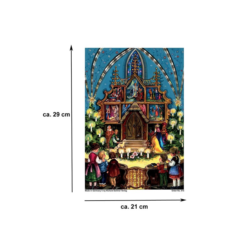 Richard Sellmer Verlag Advent Calendar children in the church