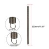 sourcing map Tension Spring Wire Diameter 0.04", AD 0.47", Free