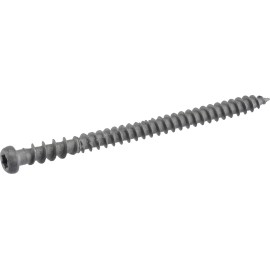 Power Pro Deck Plus Gray Composite Deck Screws for Treated Wood and Plastic Materials