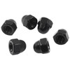 Hordion 1/4-20 Black Acorn Cap Nuts, 304 Stainless Steel Acorn