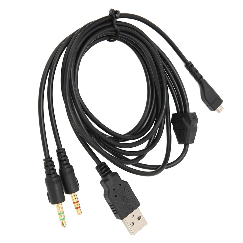 Headphone Audio Cable USB and 3.5mm Audio Jack Audio Cord
