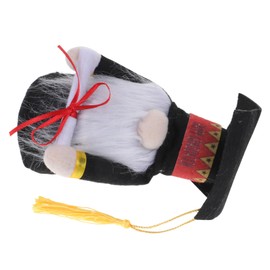 Operitacx Abschluss Plüschpuppe mit Doktorhut Niedliche Stoffpuppe zur Dekoration für Abschlussfeiern Vielseitig Einsetzbar oder Wohnaccessoire Weichem Material Gefertigt für Schlafzimmer