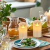 antizer Flameless Candles 6" Set of 2 Ivory Dripless Real
