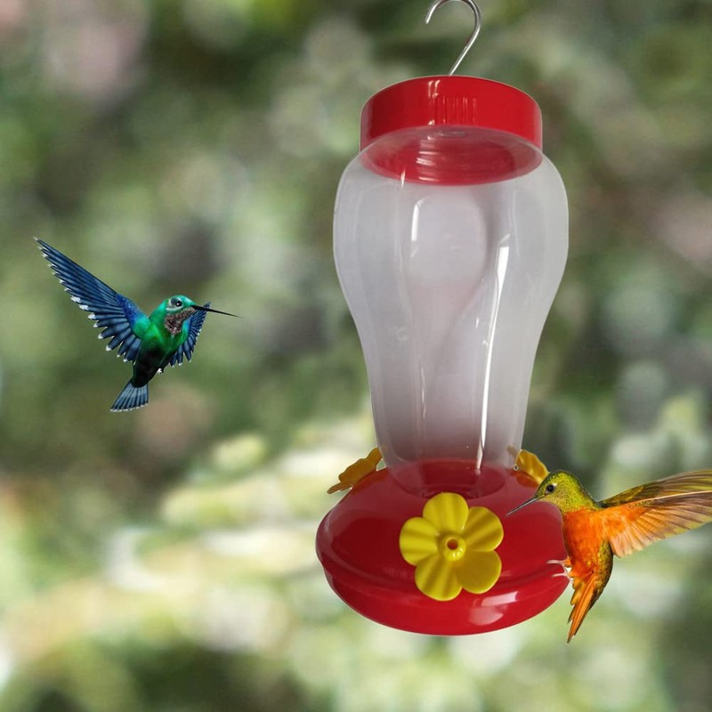 Humming Birds Feeders for Outside - Decorative Birdfeeder with Hanging