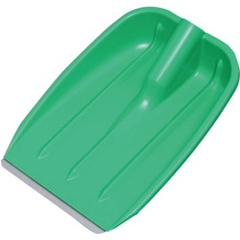 Iris Ohyama Snow Shovel, Metal Blade Scoop, Slim Head, Green