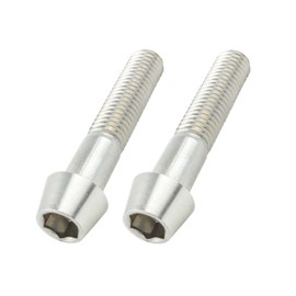 POSH M10X50 901050-T2 Motorcycle Supplies, Tapered Cap Bolts, Stainless Steel, P1.5, 2 Pieces