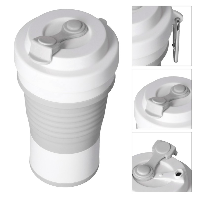 Collapsible Travel Cup Portable Silicone Folding Cup Expandable Drinking Cup
