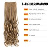Loose Wave Synthetic Dreadlock Extensions 24 Inch Honey Blonde Double