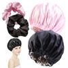 Pack of 2 Hair Care Caps, 2 Pieces Hair Ropes,