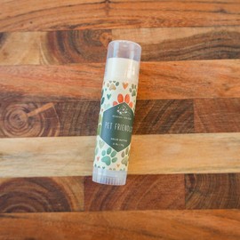 TRAVEL: Solid Body Butter For Dry Skin - Coconut Free - Body Care, Lotion - Mountain View Soap Unscented and Scent Sticks:_Pet Friendly_SINGLE: Travel-Sized Stick