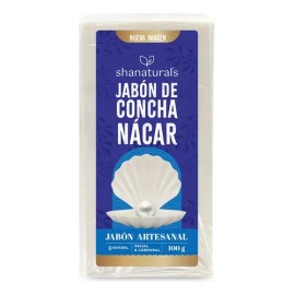 Jabón Shanaturals Concha Nácar 100g Vegano Aclarante Hidratante Facial                                                                                