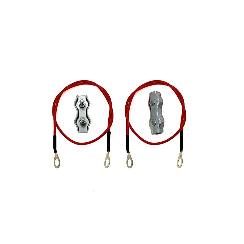 Polywire to Energizer Connector with 2 Pieces Wire and Wire