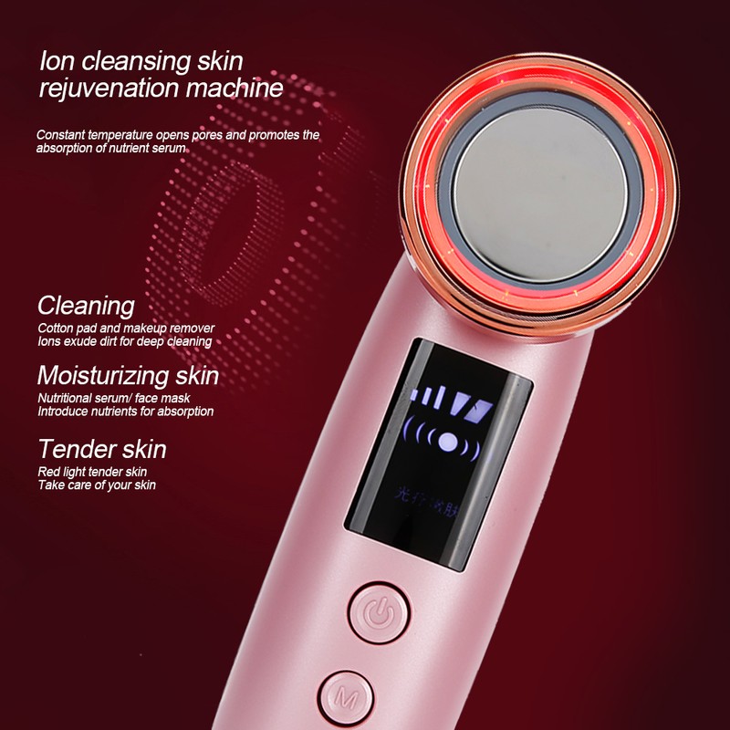 Ion Skin Rejuvenation Machine EMS MicroCurrent RF Face Care Machine