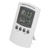 LCD Temperature and Humidity Monitor WallMountable Wired Flower Planting Hygrometer