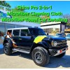 Shine Pro 2 in 1 Microfiber Cleaning Cloth Towel Car