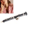 Oboe Brooch Pin Fashion Elegant Simulation Metal Musical Instrument Brooch