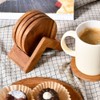 Home Meet Monteque Wooden Coaster Wood Coaster Set, Coaster SET