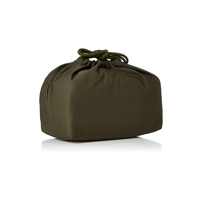 Tatsumiya Krenze Antibacterial Lunch Drawstring Bag, Made in Japan, Moss