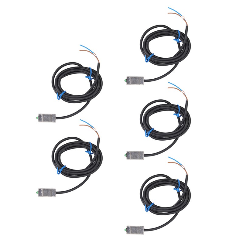 5Pcs Magnetic Switch Sensor 2 Wire Normally Open Proximity Sensor
