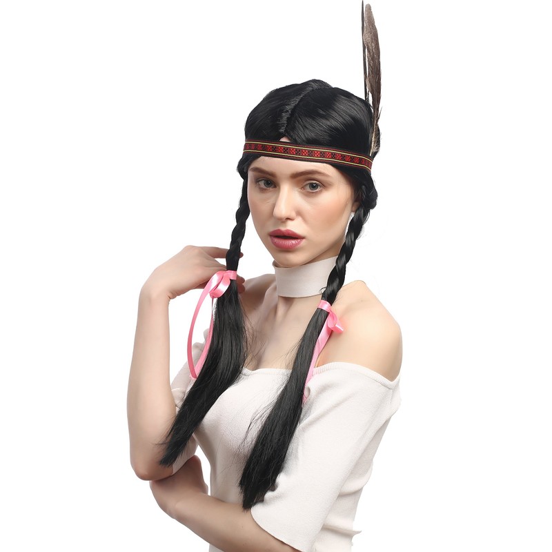 WIG ME UP - WG-7001-ZA103 Women's Wig Black Carnival Indian