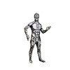 Morphsuits Men's Monster The Android Skinsuit, XX-Large