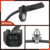 A-Premium Sensor de velocidad de rueda delantera izquierda/derecha ABS compatible