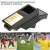 Molten Plastic Referee Whistle Valk-Ee-N, Black, Referee Whistle, Grip, Professional