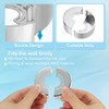 PATIKIL Wall Split Flange 0.8/1/1.3 Inch, 1.2" Thicken Cuttable ABS