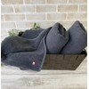 Imabari Towel Gift Set, 1 Face Towel, Navy, Antibacterial Towel,