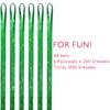 WENNALIFE Hair Tinsel for Girls, Green Fairy Kit 1200 Strands