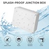 TICONN Electrical Junction Box, IP65 Splash-Proof ABS Plastic Project Box