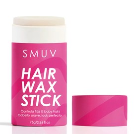 Cera para Cabello Mujer Anti frizz, Fijador de Cabello y Control de Baby Hairs, Cera para Peinar para Todo Tipo de Cabello, Portátil para Retoques Rápidos, Clean Look