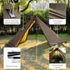 Camping Tipi Hot Tent with Stove Jack,4 Season,2-4 Person, Teepee