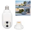 Home Security Camera 1080P Dual Lens 15X Magnification E27 Colorful