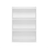 Furinno Pasir 3-Tier Open Shelf Bookcase, Plain White