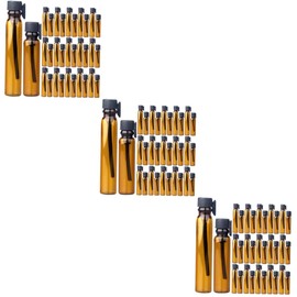 DOITOOL 3sets Roller Bottles for Essential Oils 1ml 2ml Sub Bottle with Dropper for Cuticle Oil 50pcs*3