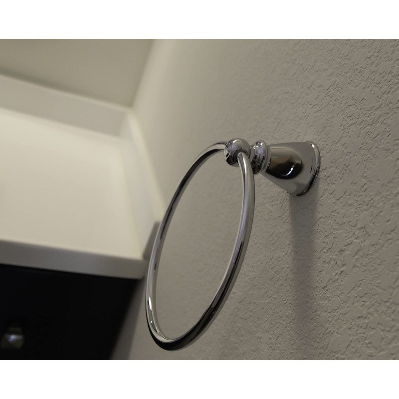 Design House 558205 Kassel Towel Ring, Polished Chrome