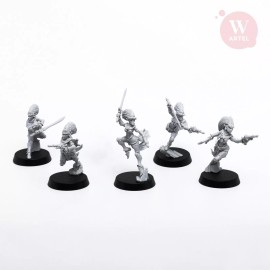 Artel W Miniatures Voidstalkers Exiles Squad + LD Artel W Howling Banshees Jain Zar Aspect Warriors
