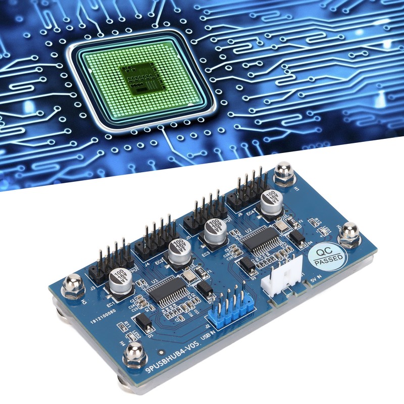 9 Pin USB Header 1 Male to 4 Female Extension