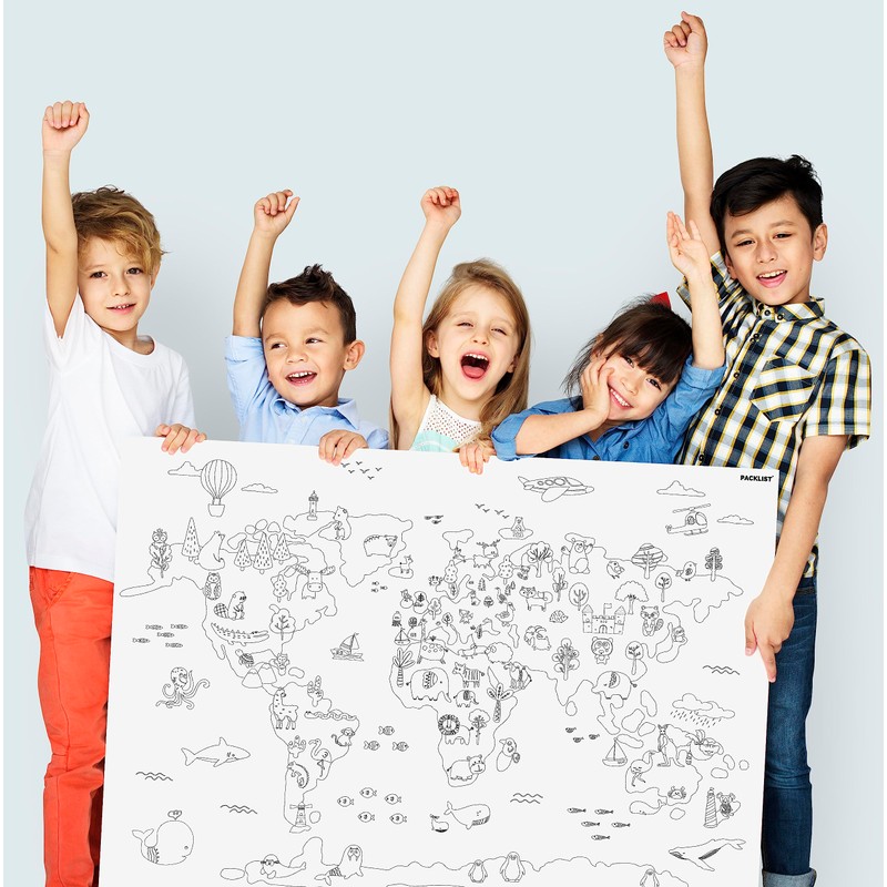 PACKLIST Colouring Poster