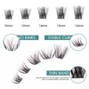 Individual Lashes SISILILY Cluster Lashes 144 Lash Clusters DIY Lash