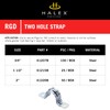 Halex - 2 Inch Rigid Two Hole Strap - 61220B