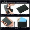 kerria.j (Yamabuki) Genuine Leather Coin Purse, Box-type, Men's, Thin, Card