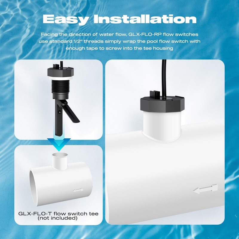 Malictele Hayward Flow Switch, GLX-FLO-RP for Hayward Goldline Aquarite Salt