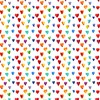 Tischdeko Pack of 20 Cocktail Napkins, Many Colourful Hearts Love