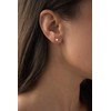 Sterling Silver 4mm Round Natural Opal October Birthstone Prong Set