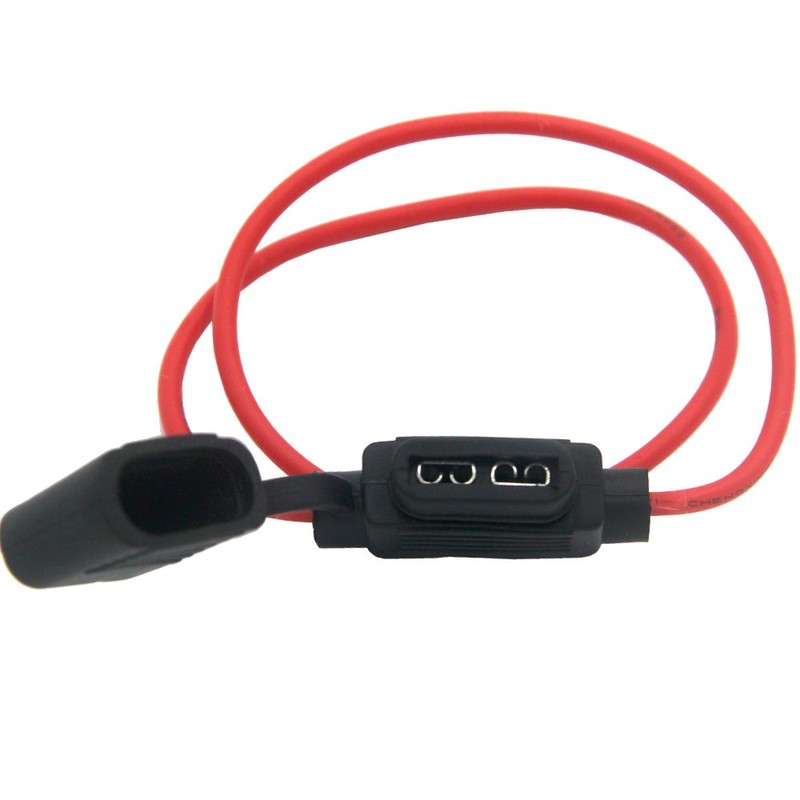 ZOOKOTO Inline Fuse Holder, 16 AWG Gauge Copper Wire Car