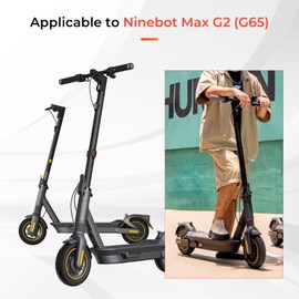 LUCK4U 60/65-6.9 Tubeless Tire with Valve with Built-in Live Glue Repairable for Segway Ninebot Max G2 Scooters 10 inch Self Repairing Tire 2PCS