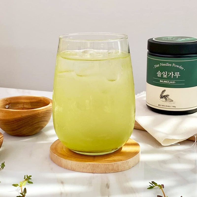 BALANCE PICK Natural Pine Needle Tea Powder - Product of
